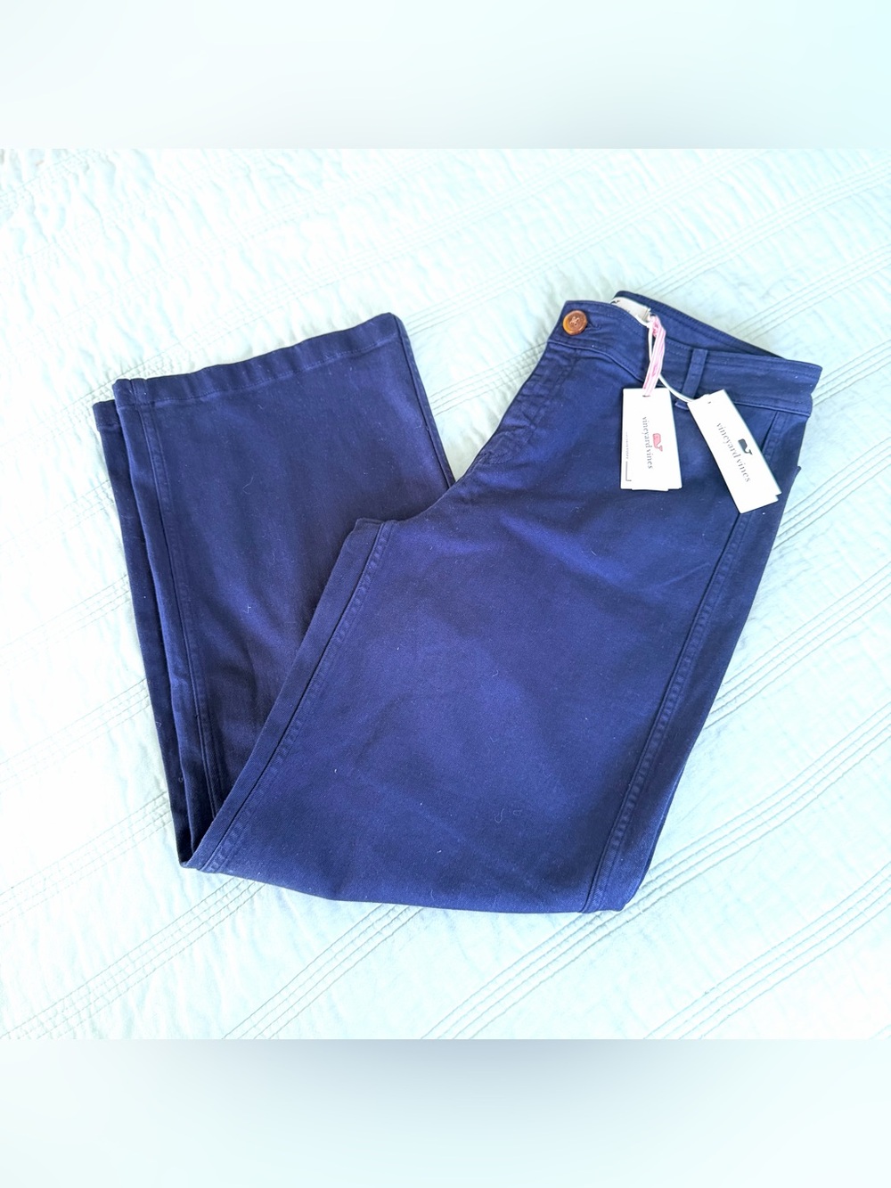 Vineyard Vines Navy High-Rise Mariner Pants NWT Sz 29